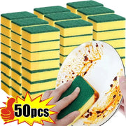 BrightWave CleanPro Double Sided Kitchen Sponge With Highly Absorbent Dual Surfaces For Gentle Washing And Tough Rust