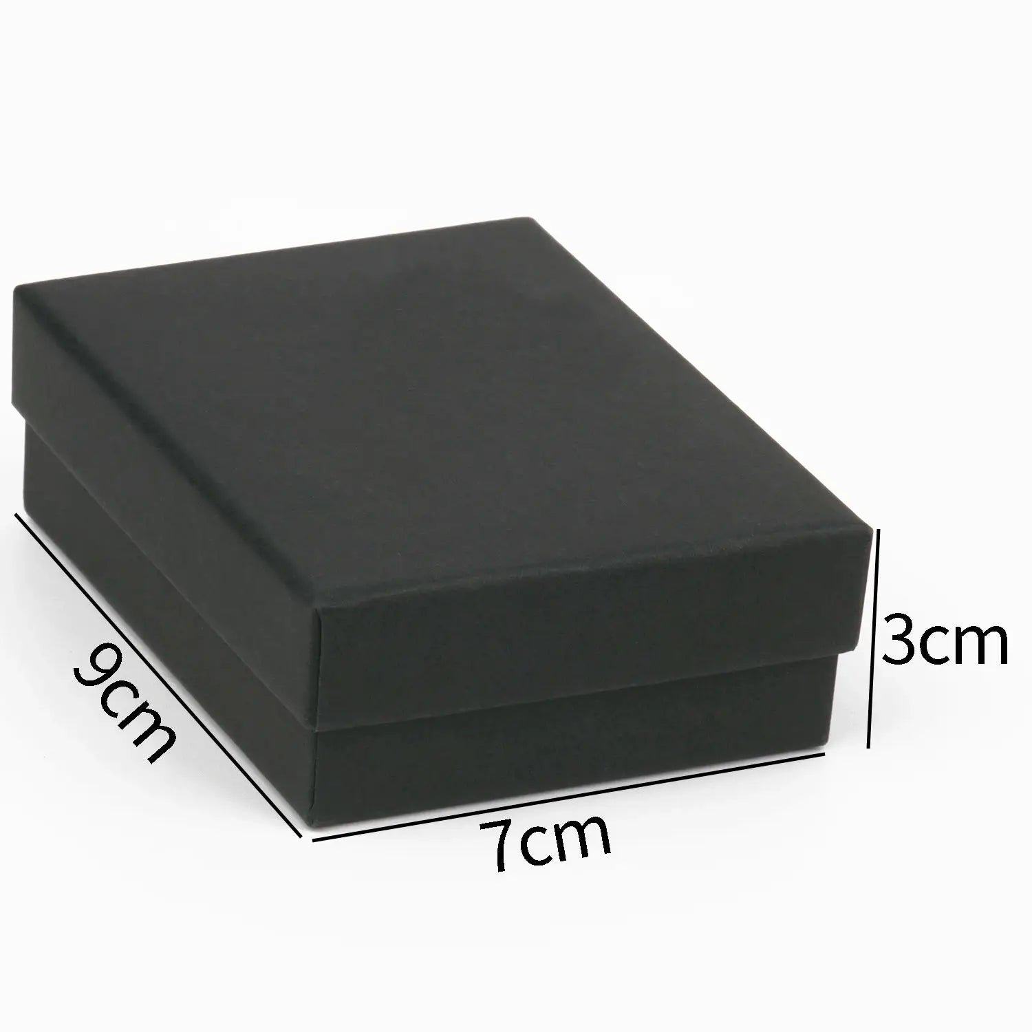 Black Square Jewelry Display Gift Box Organizer for Ring Earring Brooch Necklace Bracelet Engagement Packaging Boxes