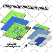 Magnetic Base Plate Variety Pack For Building Blocks Compatible With Most Brands Ages Three And Up DIY Kids Toy