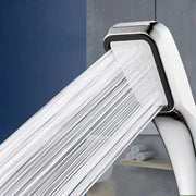 Handheld square shower head by Simples Market, 300-hole, pressurized, chrome rainfall spray