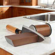 Rolling Knife Sharpener Magnetic Knife Holder With Diamond Sharpening Stone And 15 And 20 Degree Angles Accessory Set