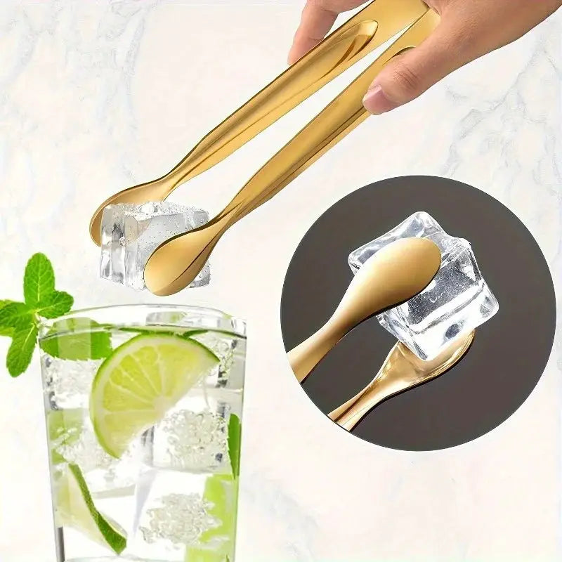 5Pcs Golden Mini Serving Tongs Stainless Steel Appetizer And Snack Servers For Weddings Parties And Charcuterie Trays