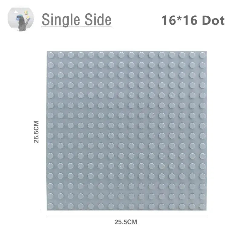9 Sizes Big Building Plastic Blocks Base Plates Compatible With Large Bricks And Assembly Figures For Kids Toys