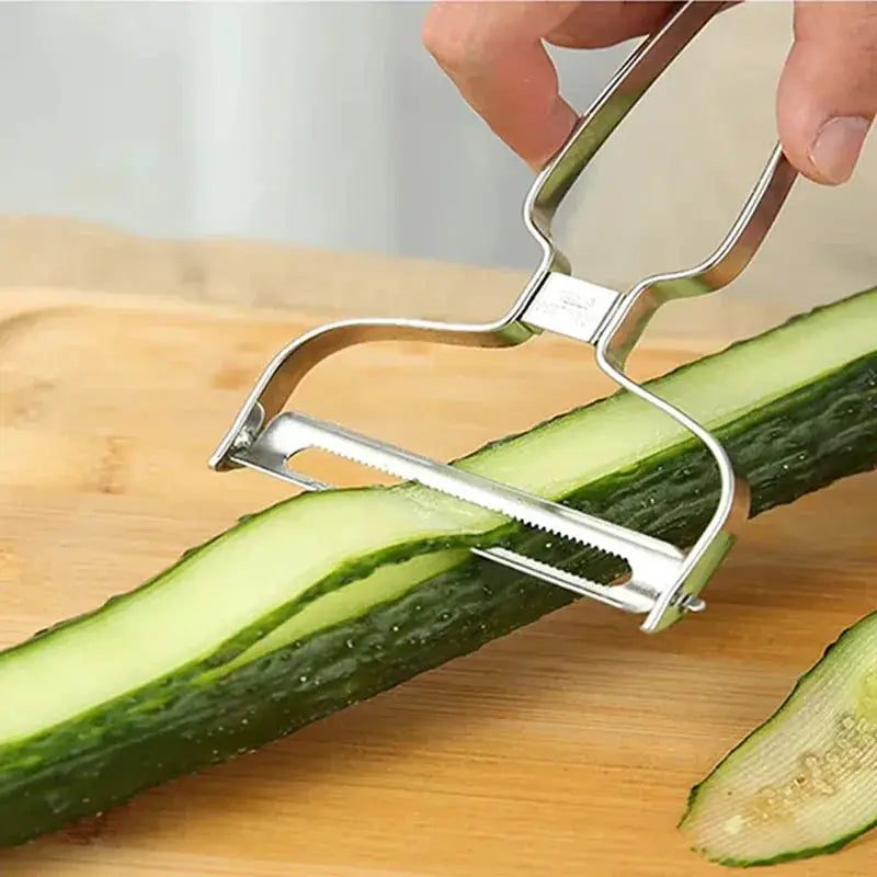 Stainless Steel Vegetable Peeler and Slicer for Fruits Potatoes Cabbage Grater Salad Prep Kitchen Tools