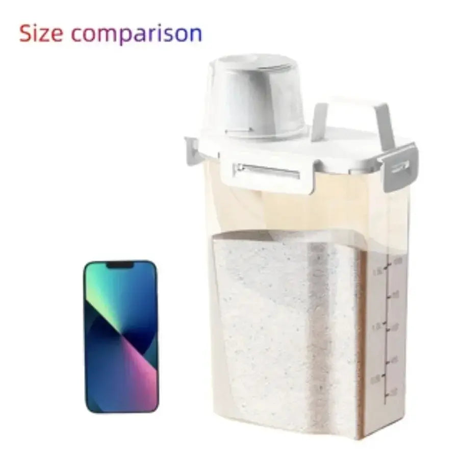 FreshLock 2.5L Moisture Proof Sealed Storage Container for Grains Nuts Flour Rice Keeps Food Fresh