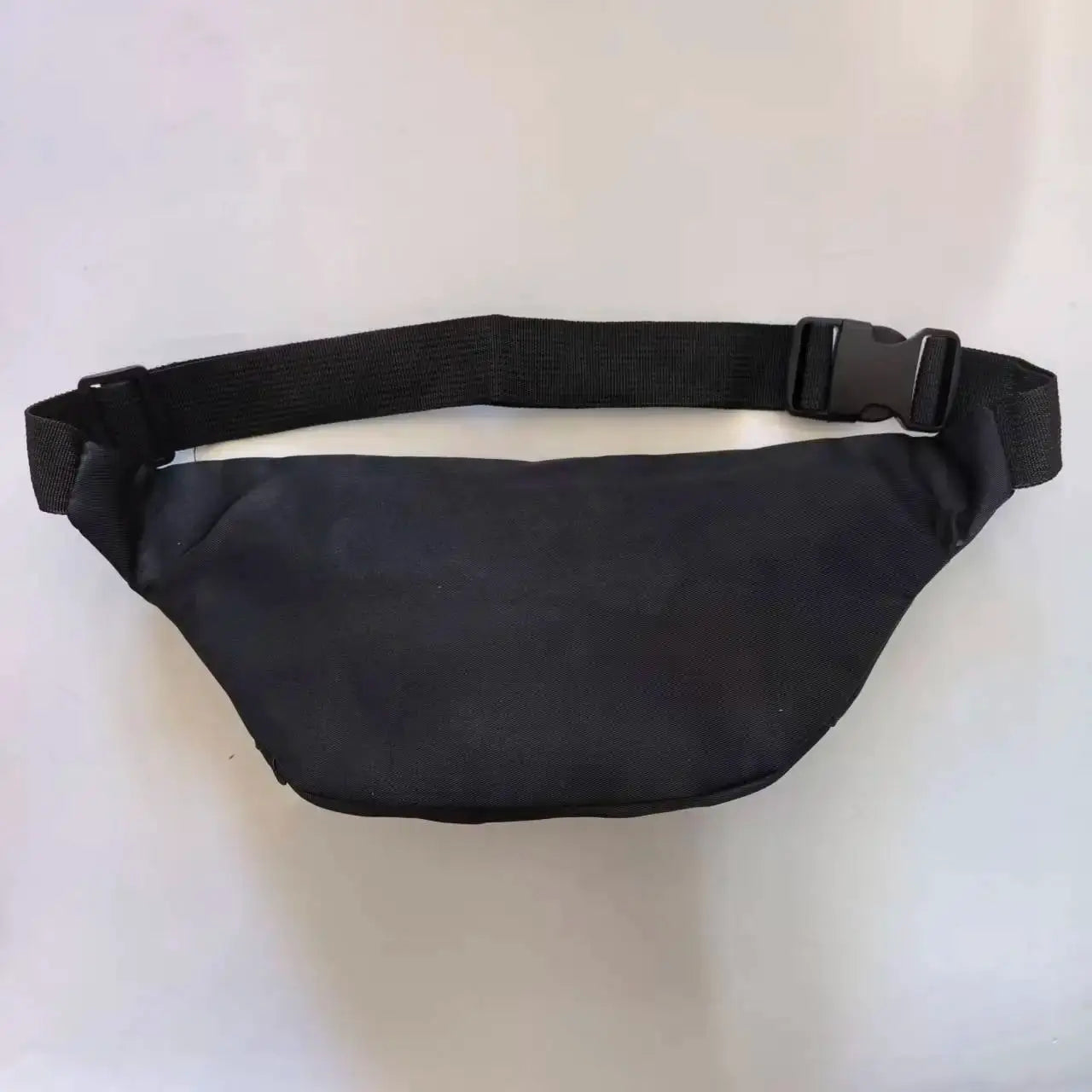 Fanny pack waist bag by Simples Market, black nylon with adjustable strap and buckle