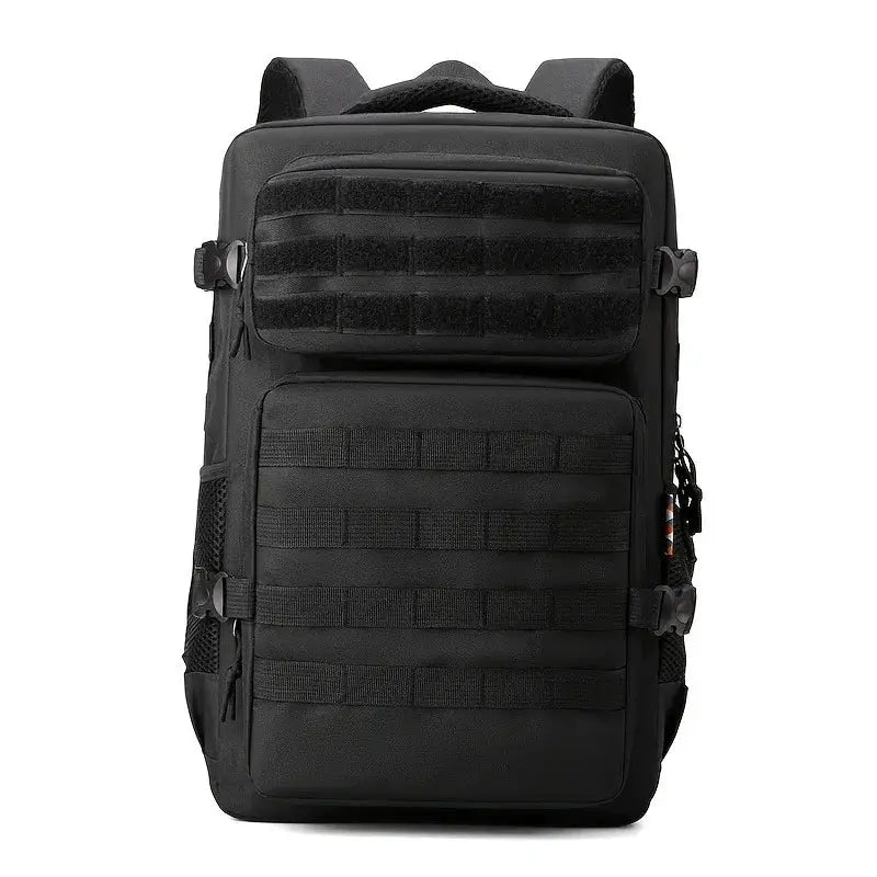 TrailForge Tactical Camouflage Backpack Military Style Large Capacity Multi Layer Hiking And Camping Pack