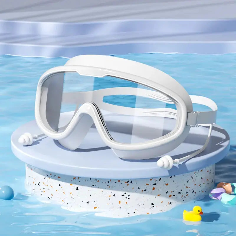 Kids Swimming Goggles Big Frame HD View Anti Fog Waterproof For Boys And Girls Multi Color