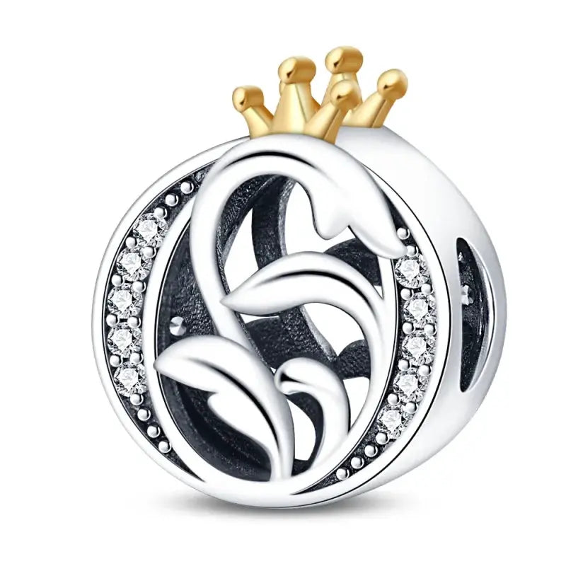 925 Sterling Silver Alphabet Charms A to Z Beads for Women Fit Original Bracelet DIY Jewelry Gift