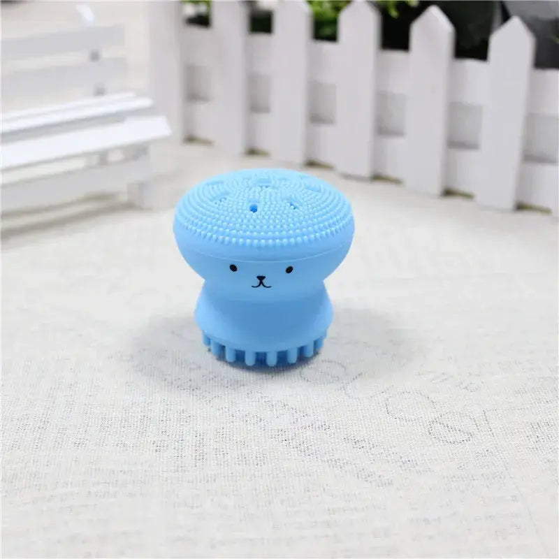 Silicone Face Cleansing Brush Mini Deep Pore Cleaning Exfoliator Soft Skin Care Scrub Tool