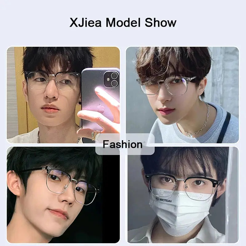 XJiea 2024 Photochromic Anti Blue Light Glasses Reducing Eye Strain For Office And Computer Use Unisex Eyewear