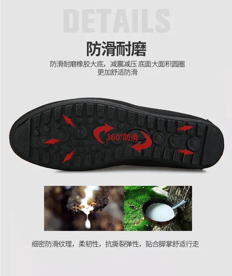 Men canvas slip-on loafers by Simples Market with black anti-slip outsole and 360° grip