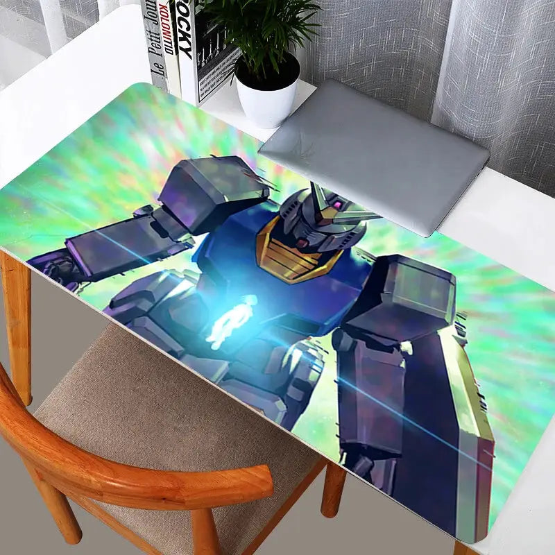 RX 78 2 Gundam Mechanical Warrior Anime Mouse Pad For Gaming Desk Mat PC Keyboard Varmilo Table