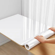 Plain Gloss Paste Wall Stickers PVC Pearl Film Waterproof Self Adhesive Wallpaper For Walls Wardrobe Kitchen Renovation