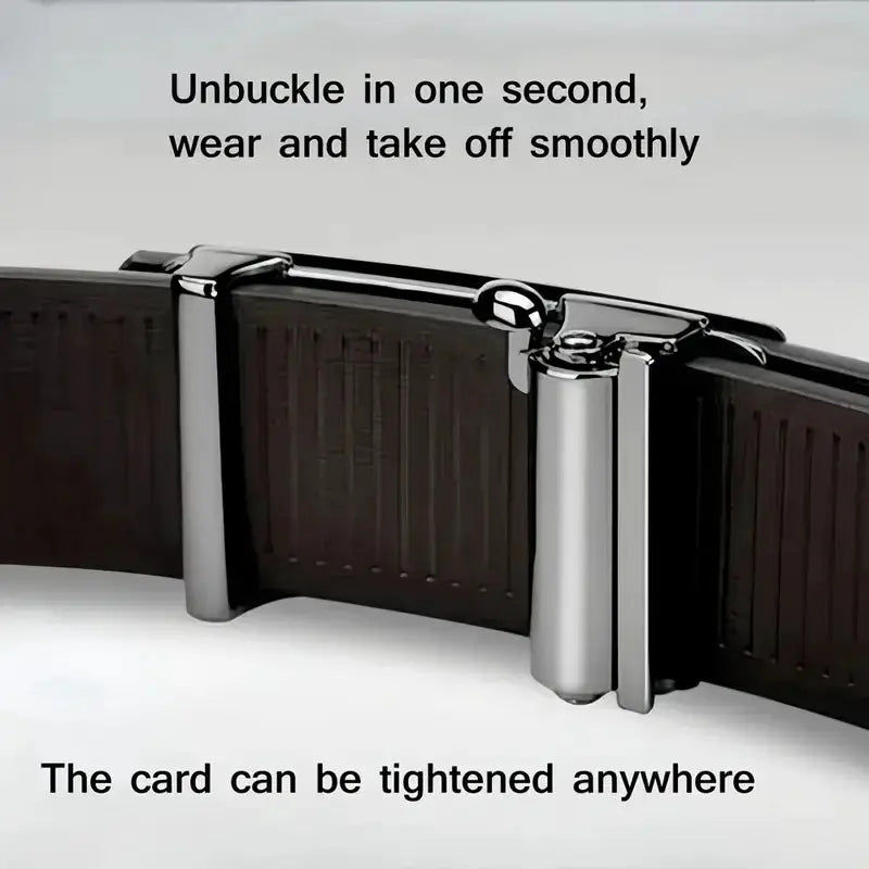 UrbanFlex Mens PU Leather Belt Automatic Buckle For Daily Wear Work Leisure And Parties