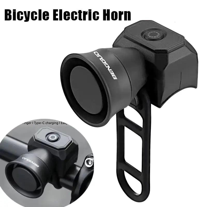 USB Charging Waterproof Mountain Bike Bell Electronic Horn For Safe Riding On All Weather Trails