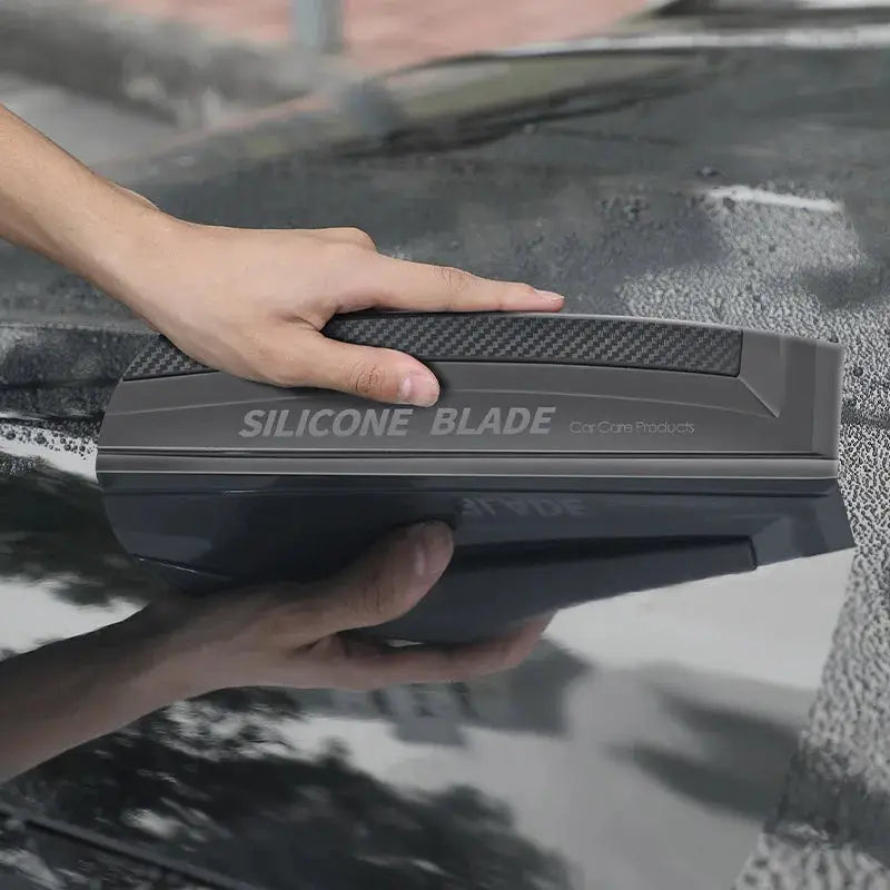 Non Scratch Soft Silicone Squeegee Tools For Car Window Wrap Cleaning Water Wiper Drying Blade Scraper