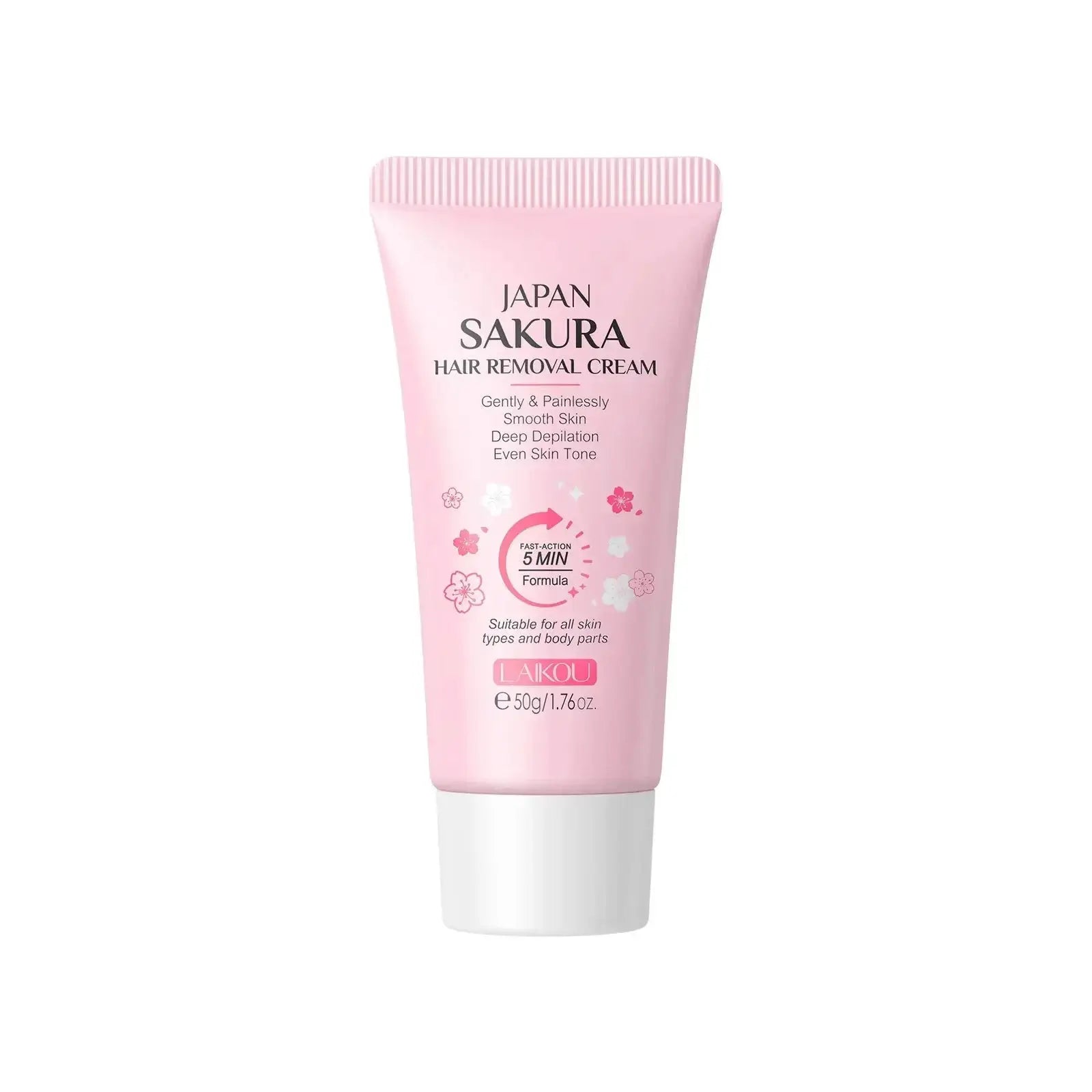 Laikou Hair Removal Cream For Men And Women Gentle Moisturizing Plant Extract Formula Body And Intimate Areas 50 Grams