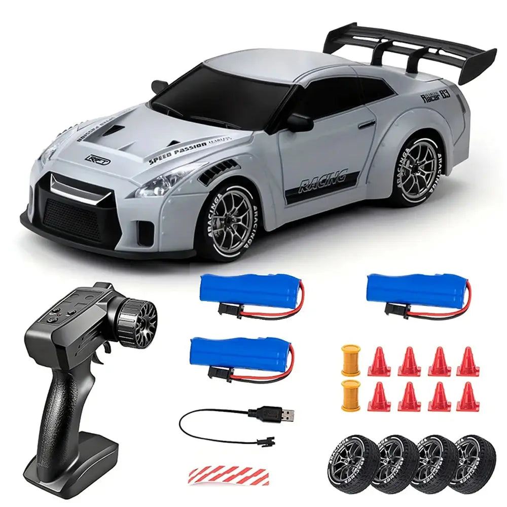 1:24 Scale RC Drift Car Remote Control With 2.4G Radio High Speed Model Vehicle For Boys And Kids Gifts