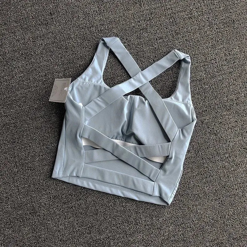 FlexFit Women Push Up Sports Bra Top for Yoga Running and Fitness Breathable Seamless Support