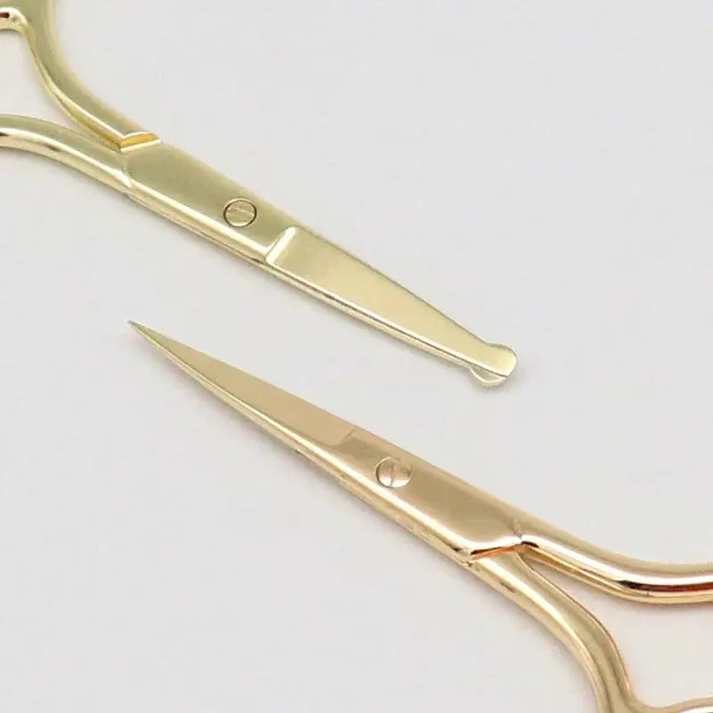 European Style 9CM Stainless Steel Makeup Scissors Multi Functional Eyebrow Nose Hair Manicure Tool