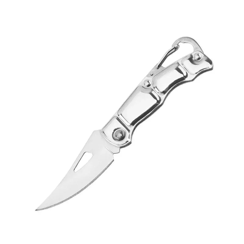 Folding Fruit Knife Stainless Steel Pocket Knife With Non Slip Handle For Kitchen And Fruit And Meat Slicing