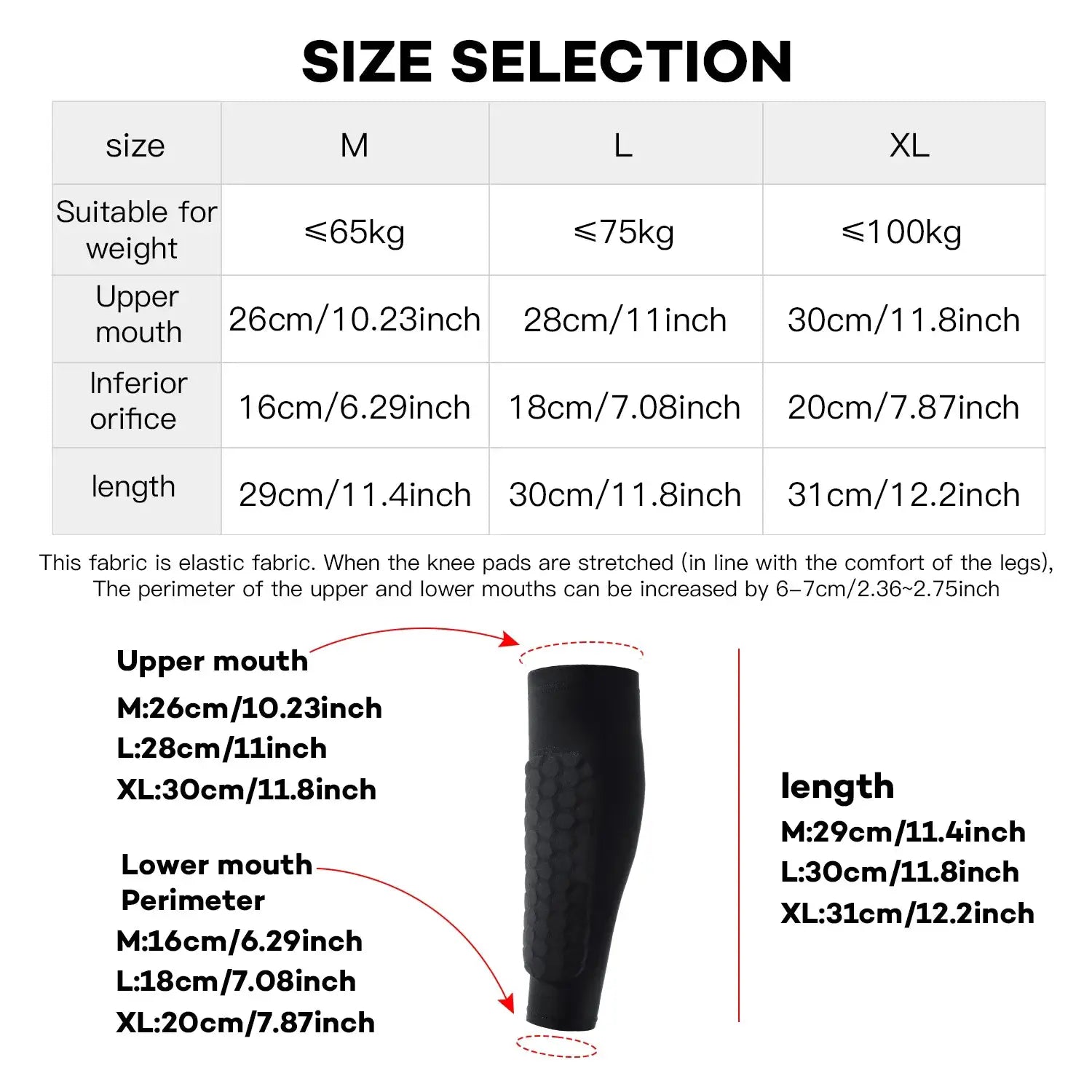 1Pcs Football Shin Guard Socks Sleeves With Foam Padding Calf Compression Sleeve Honeycomb Pads For Soccer Equipment