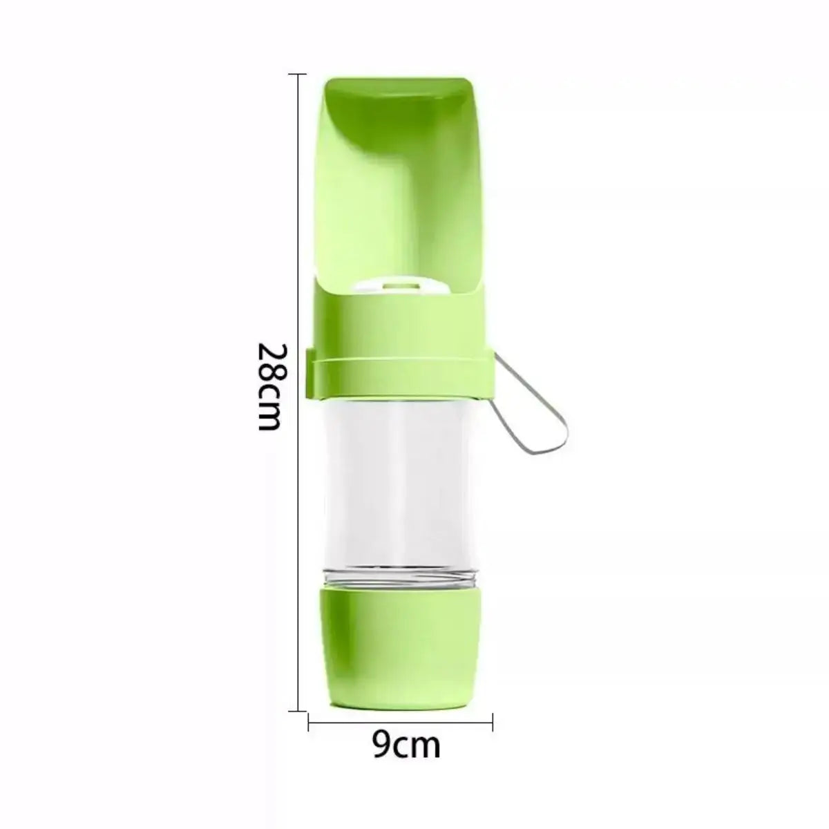 Portable Dog And Cat Water Bottle With Built In Storage Food Container For Outdoor Travel Feeder Bowl Pet Supplies