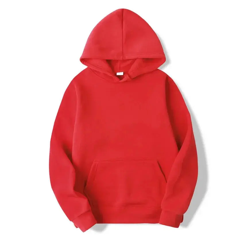 NovaWear Unisex Solid Color Hoodie Sweatshirt All Season Comfort Regular Fit Polyester Knit