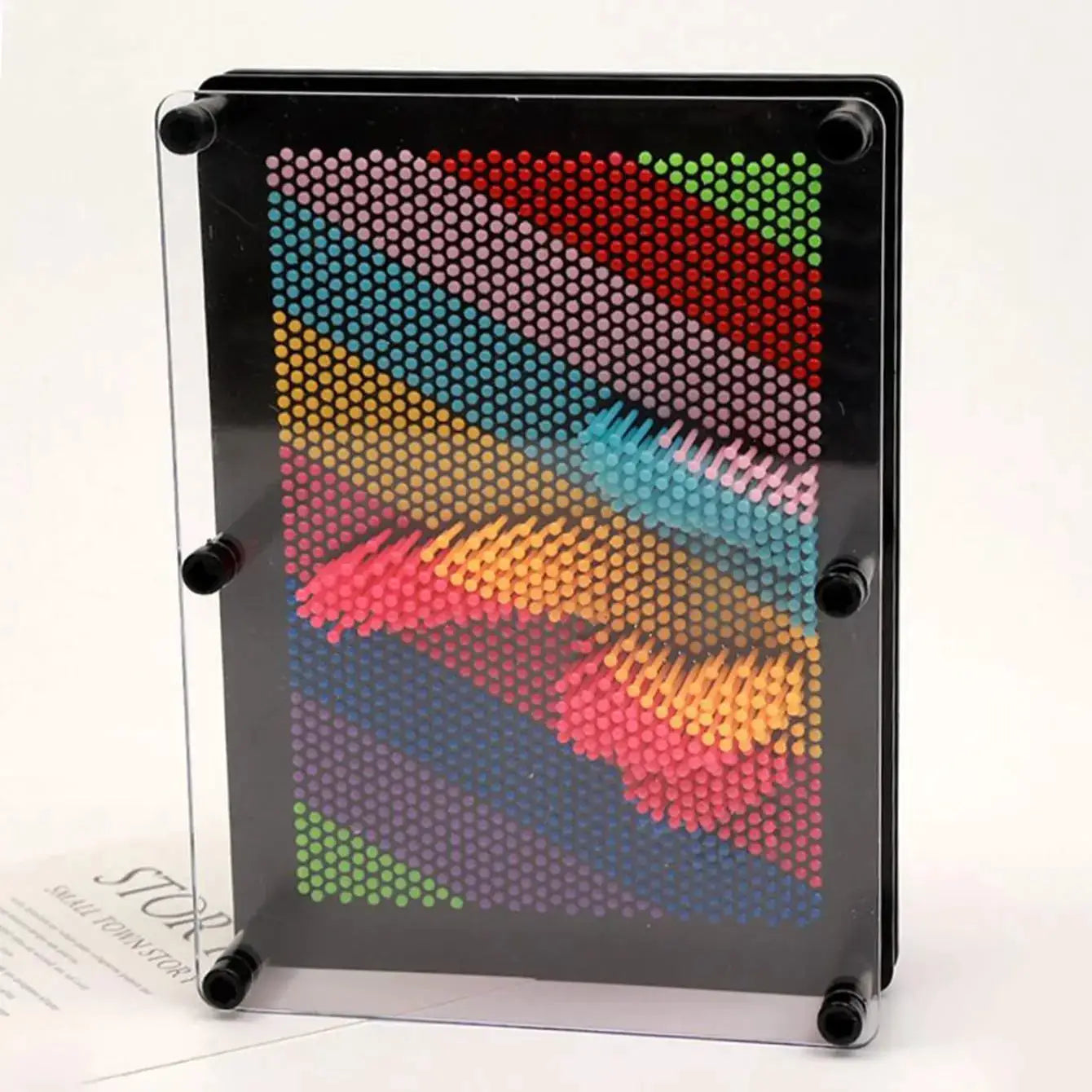 3D Clone Pin Compression Art Toy Hand Model Screen Insertion Pin Board Sculpture For Kids And Adults Craft Illustration