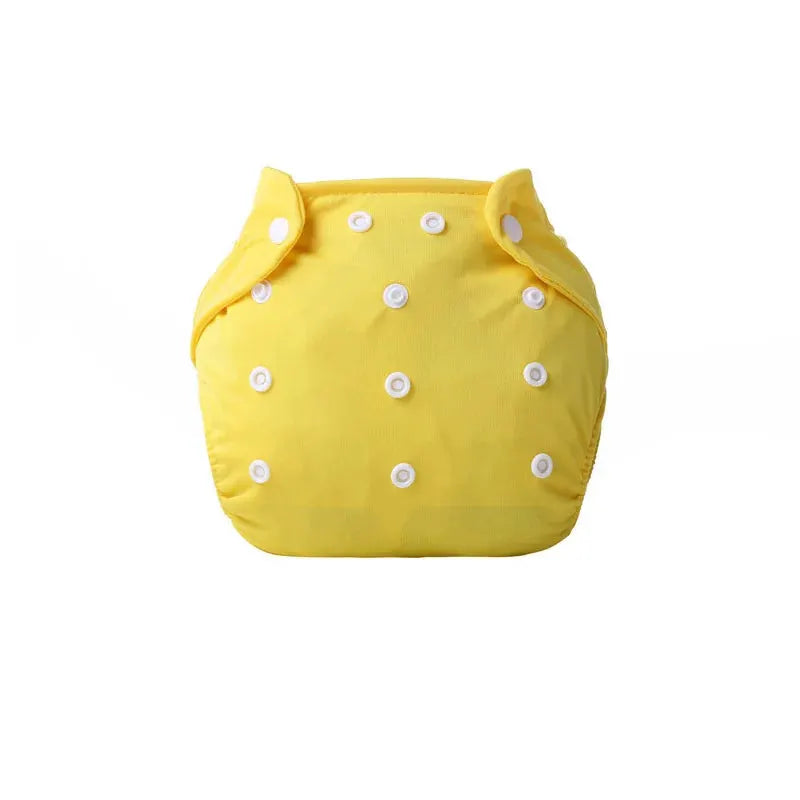 Eco Friendly Washable Reusable Cloth Diapers For Babies Grid Pattern Cotton Adjustable Training Pants 1 To 3 Years
