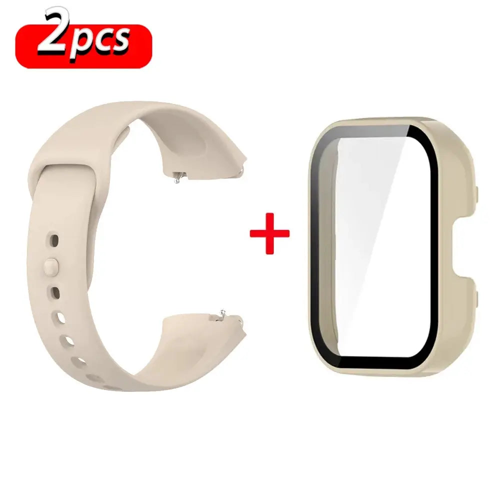 Silicone Strap+Case for Xiaomi Redmi Watch 3 Active band smartwatch Accessories Sport Bracelet For Redmi watch3 Active/Lite 2030
