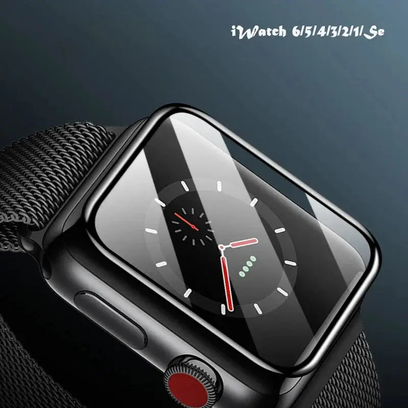 Screen protector for Apple Watch Series 9-8-7-6/SE Ultra 2 3D film not tempered glass, edge-to-edge protection