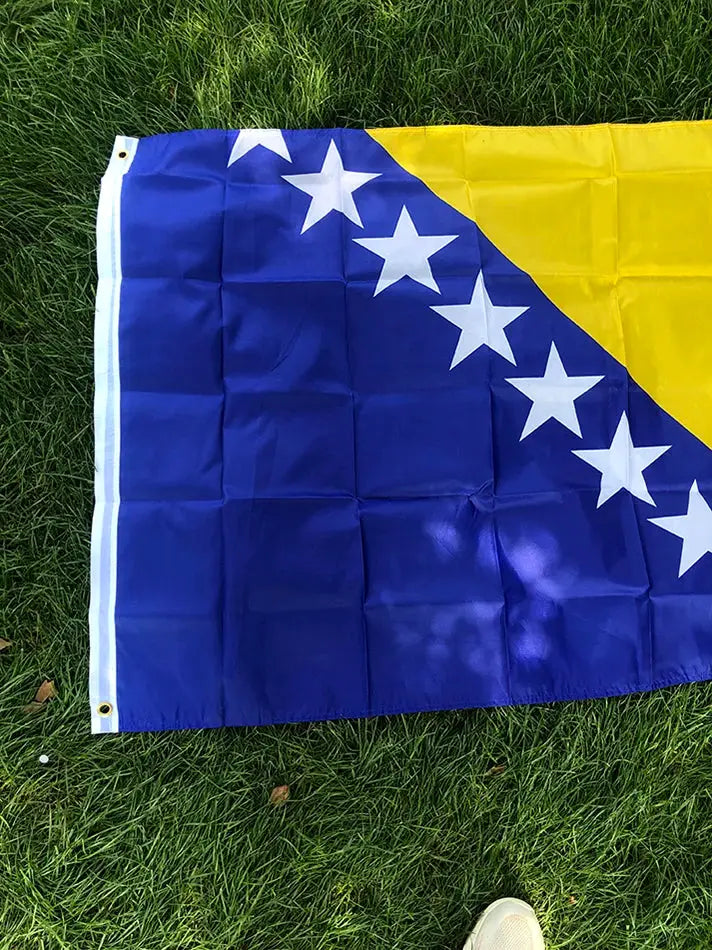 Bosnia And Herzegovina Flag 3x5 Ft Polyester For Decoration
