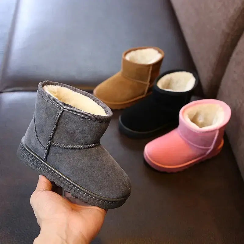 Kids Cotton Snow Boots With Cozy Warmth And Breathable Interior For Boys And Girls Aged 7 To 13