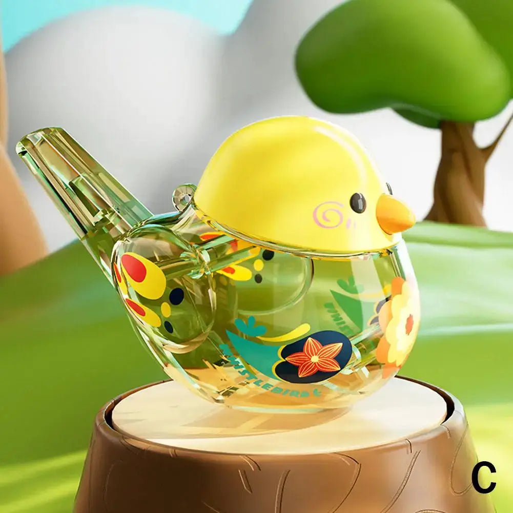 Colorful Bird Water Whistle Made From ABS Material Fun Pipe Toy For Kids Birthday Gifts And Accessories