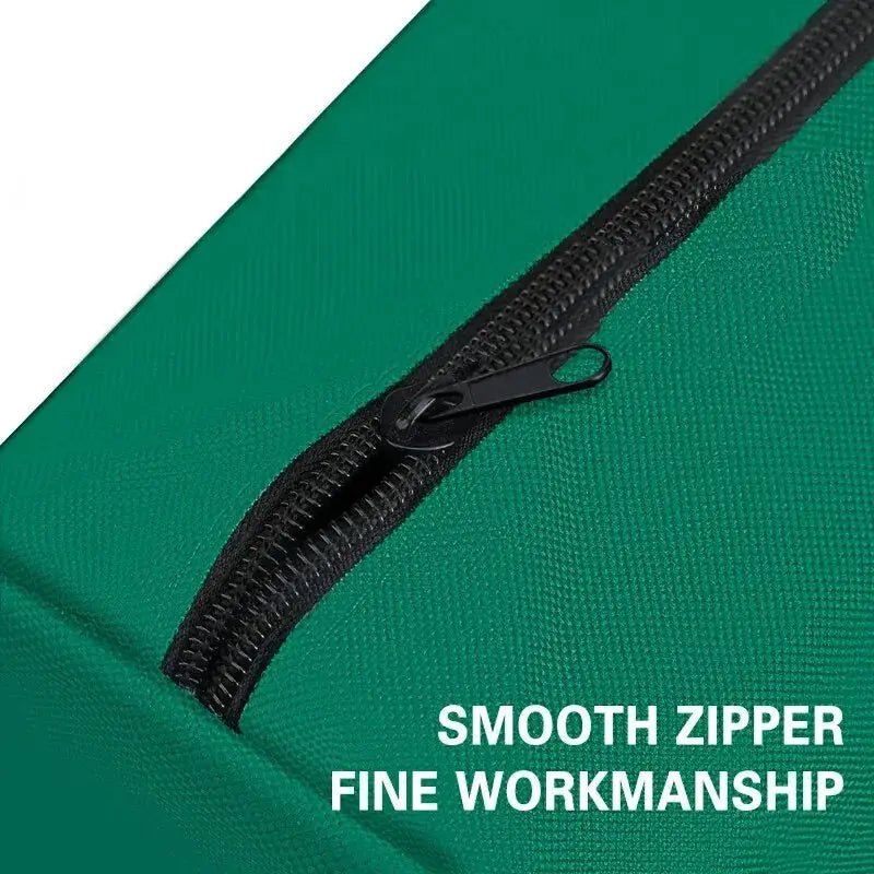 AIRAJ electrician tool bag, green Oxford fabric with a smooth zipper