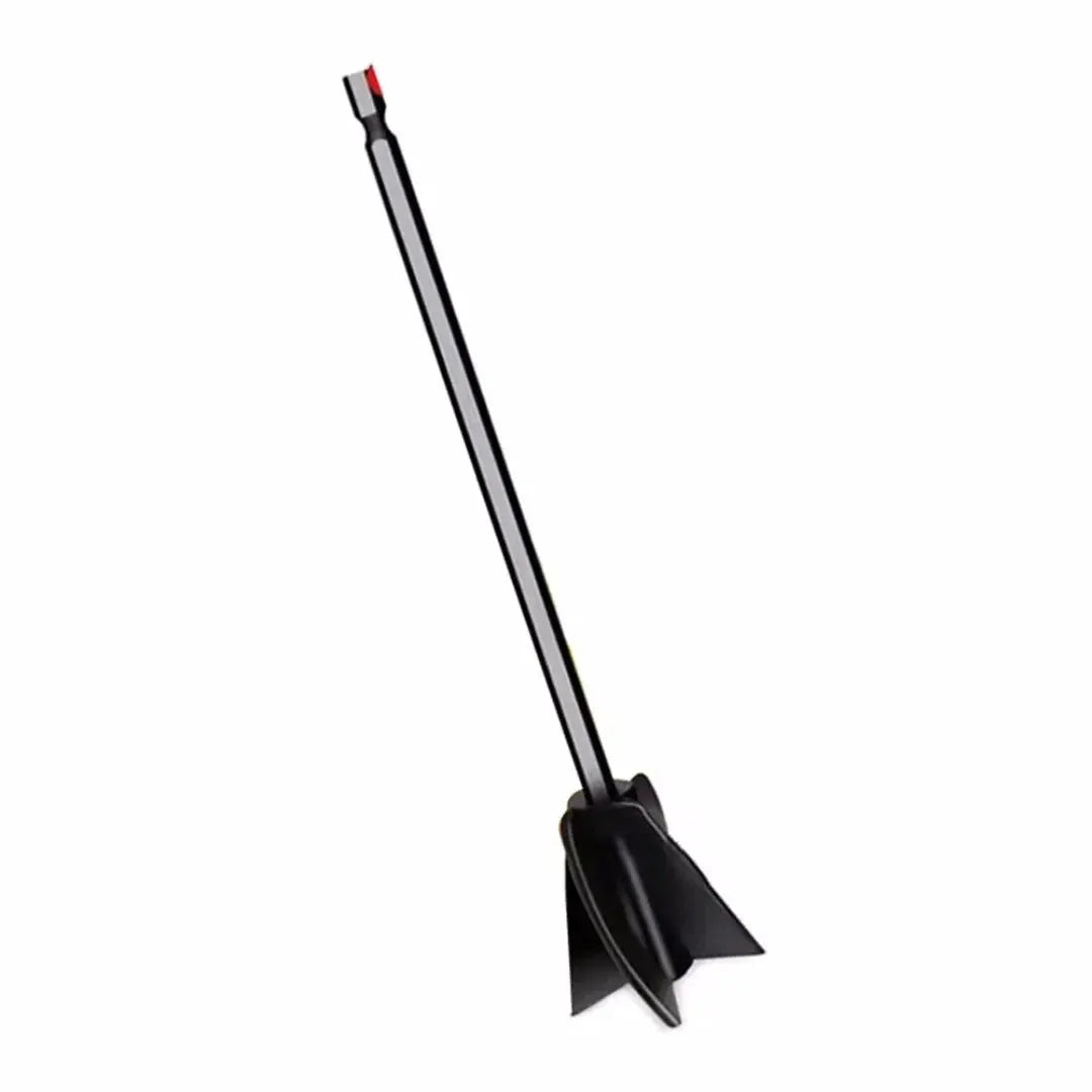 Epoxy Mixer Drill Attachment Paddle For Paint And Resin Red Stirrer Head For Consistent Mixing