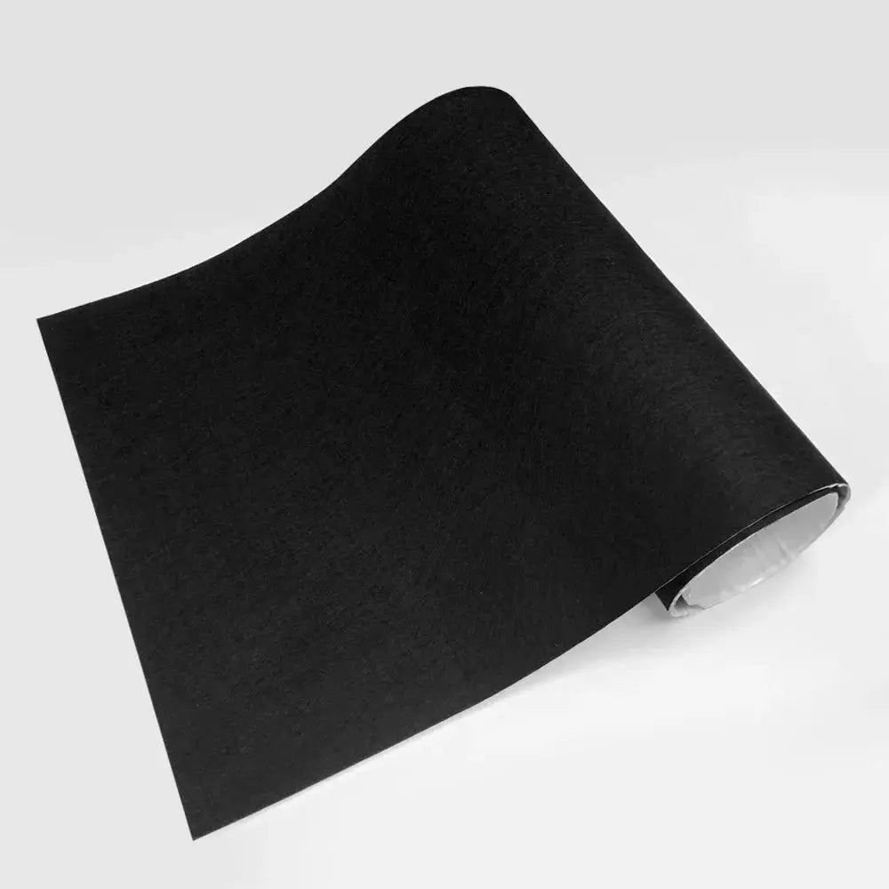 Car lining felt roll, black self-adhesive non-woven carpet fabric by Simples Market