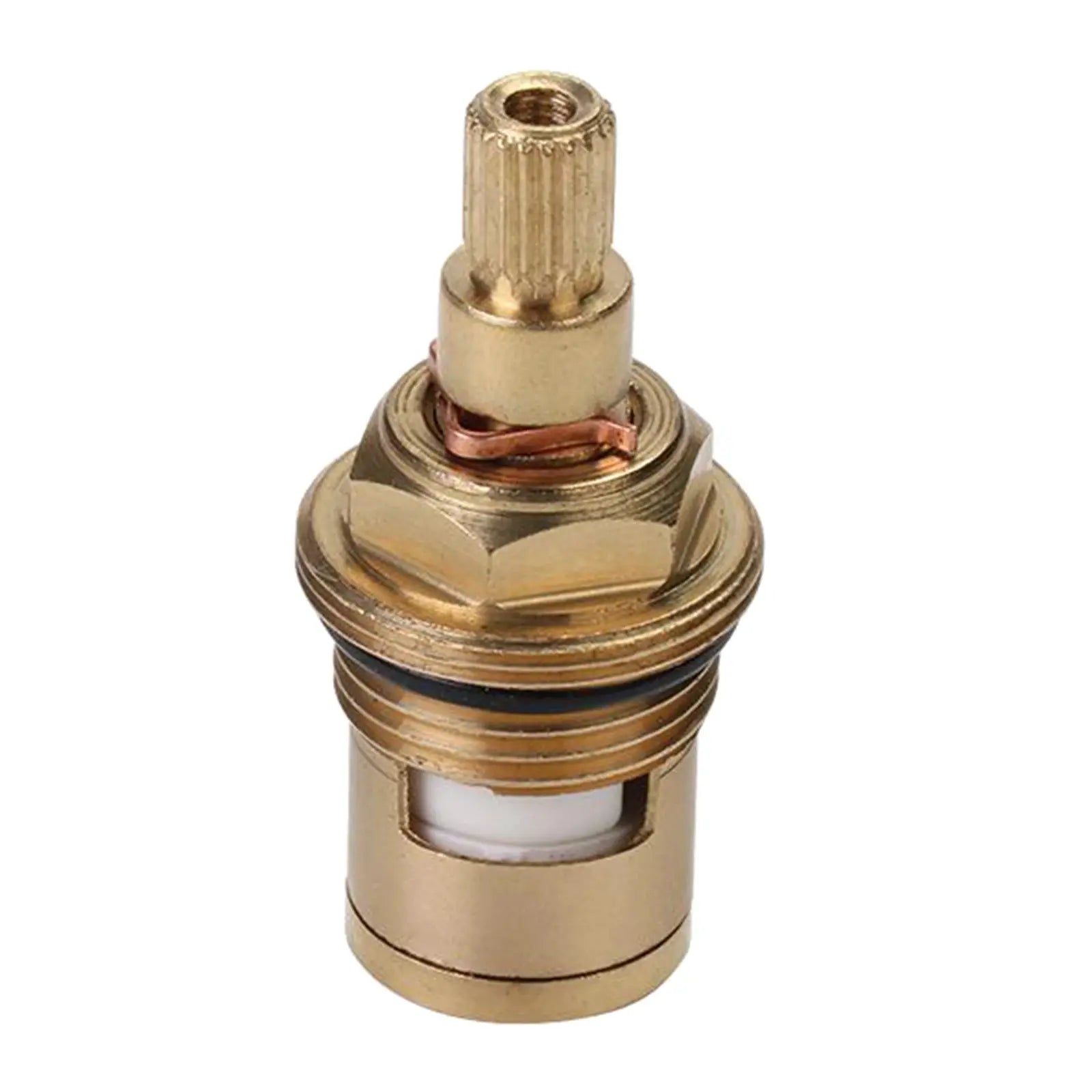 2pc Simples Market brass universal replacement tap valve cartridge with ceramic disc and splined stem