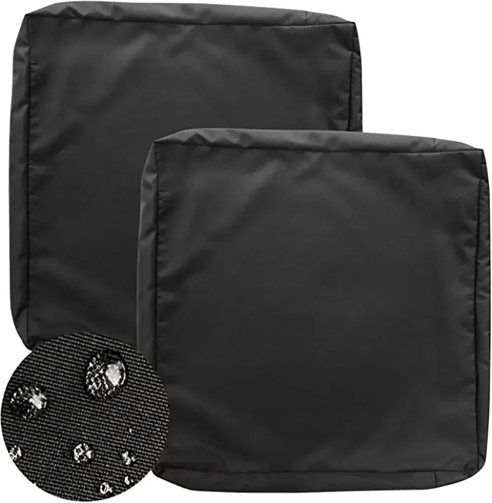Simples Market black sofa cushion inner covers, 2-piece outdoor replacement set for sofas/chairs.