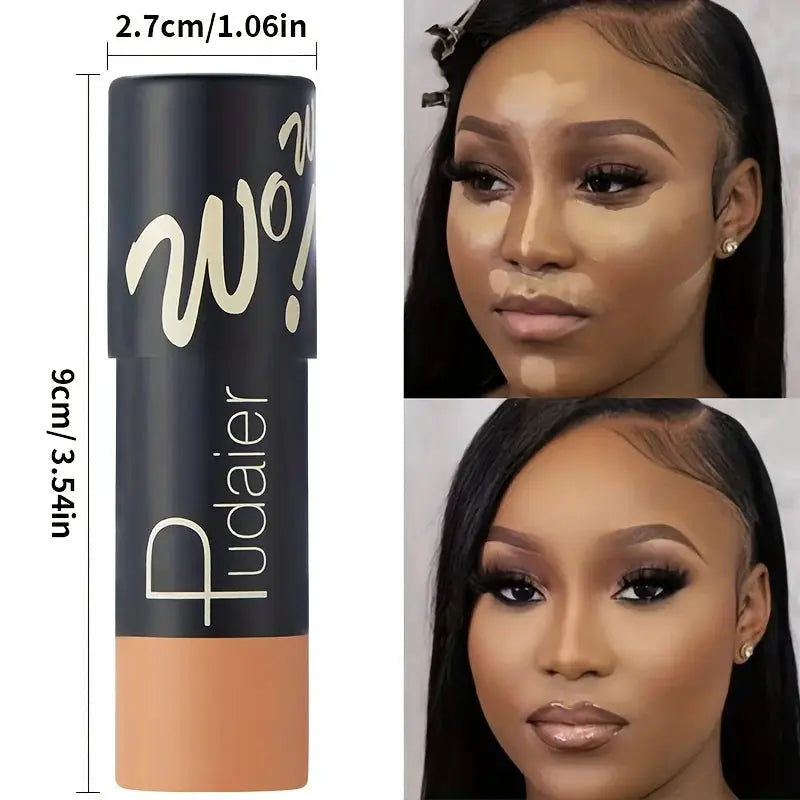 NovaLuxe 2 In 1 Foundation Concealer Stick Waterproof Long Wear All Day Full Coverage