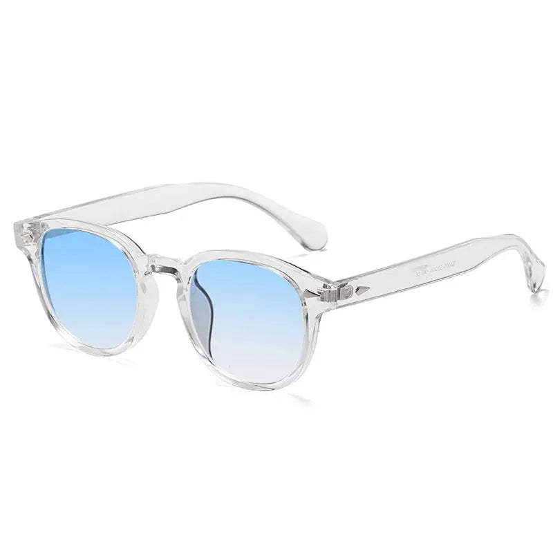 JNPCXI Retro Round Sunglasses With UV400 Protection Rivet Leopard Pattern Unisex Eyewear