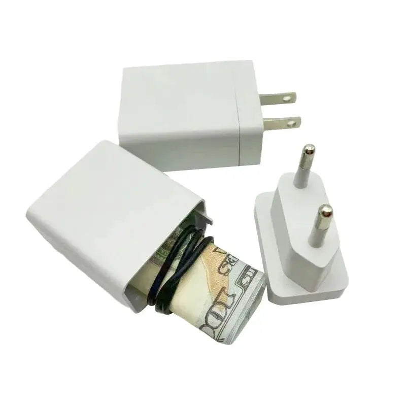 Fake Charger Secret Storage Container With Hidden Compartment Stash Can Safe for Home Use and Concealment