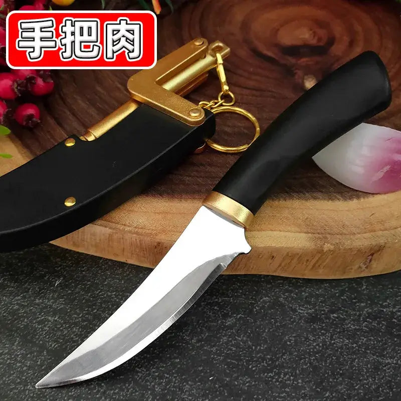 TrailForge All Purpose Kitchen And Outdoor Knife Durable Stainless Steel For Boning Filleting And Camping