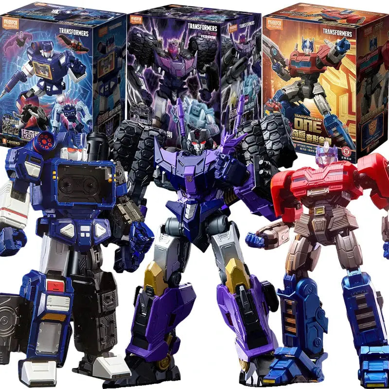 18.5cm Blokees Transformers Tarn Soundwave Orion Pax Optimus Prime IDW Action Edition Decepticons Figure Toy