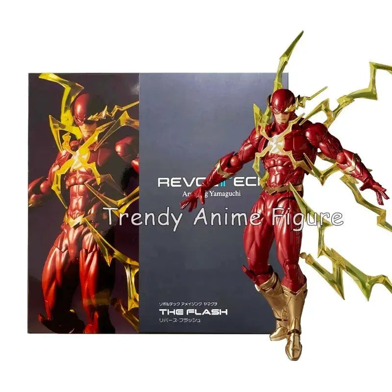 Revoltech Amazing Yamaguchi Flash Action Figure 17cm Movable Kaiyodo Flashpoint Model Collectible Toy