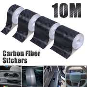 Carbon Fiber Automotive Adhesive Tape Rolls, matte black self-adhesive vinyl 100m Simples Market