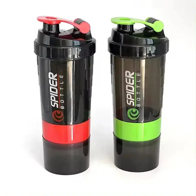 3 Layer Shake Cup Protein Powder Stirring Cup Fitness Bottle Large Capacity Gift