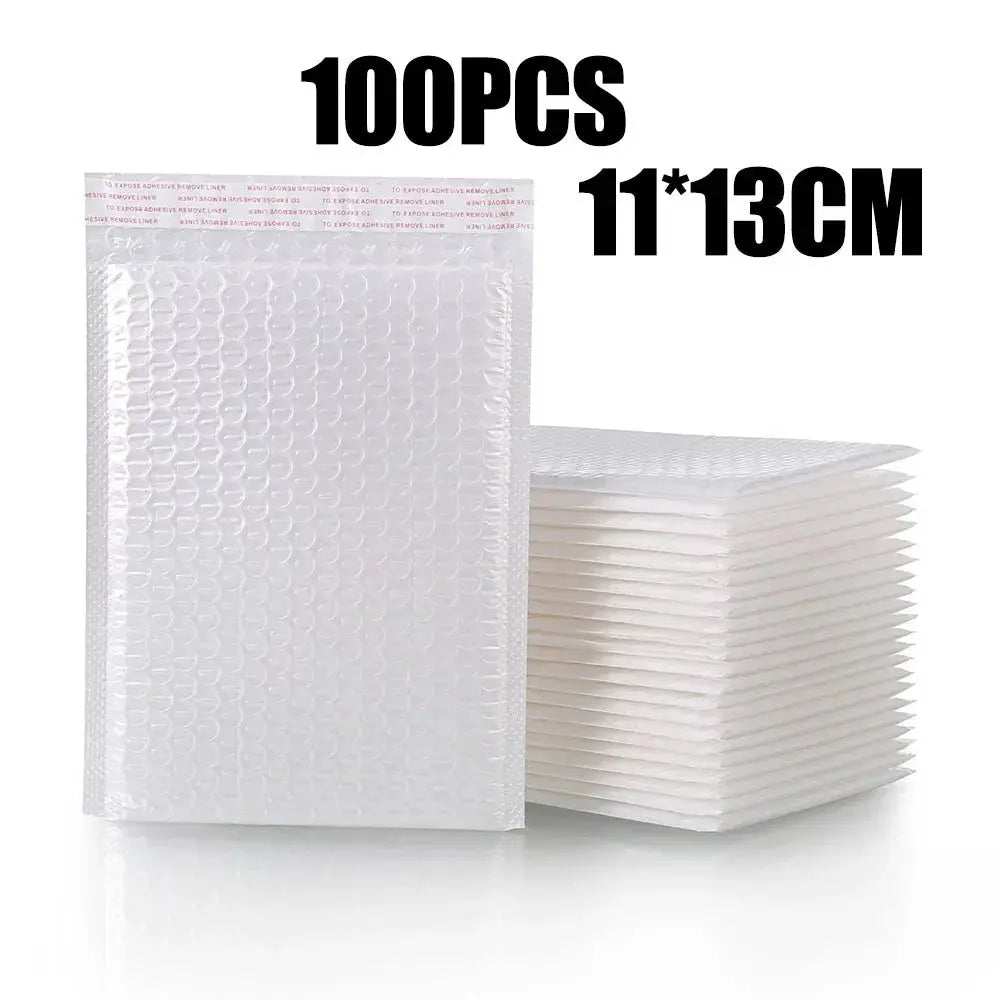 Wholesale White Padded Bubble Mailers Self Seal Envelopes 10 to 100 Pack for Packaging Shipping Gifts